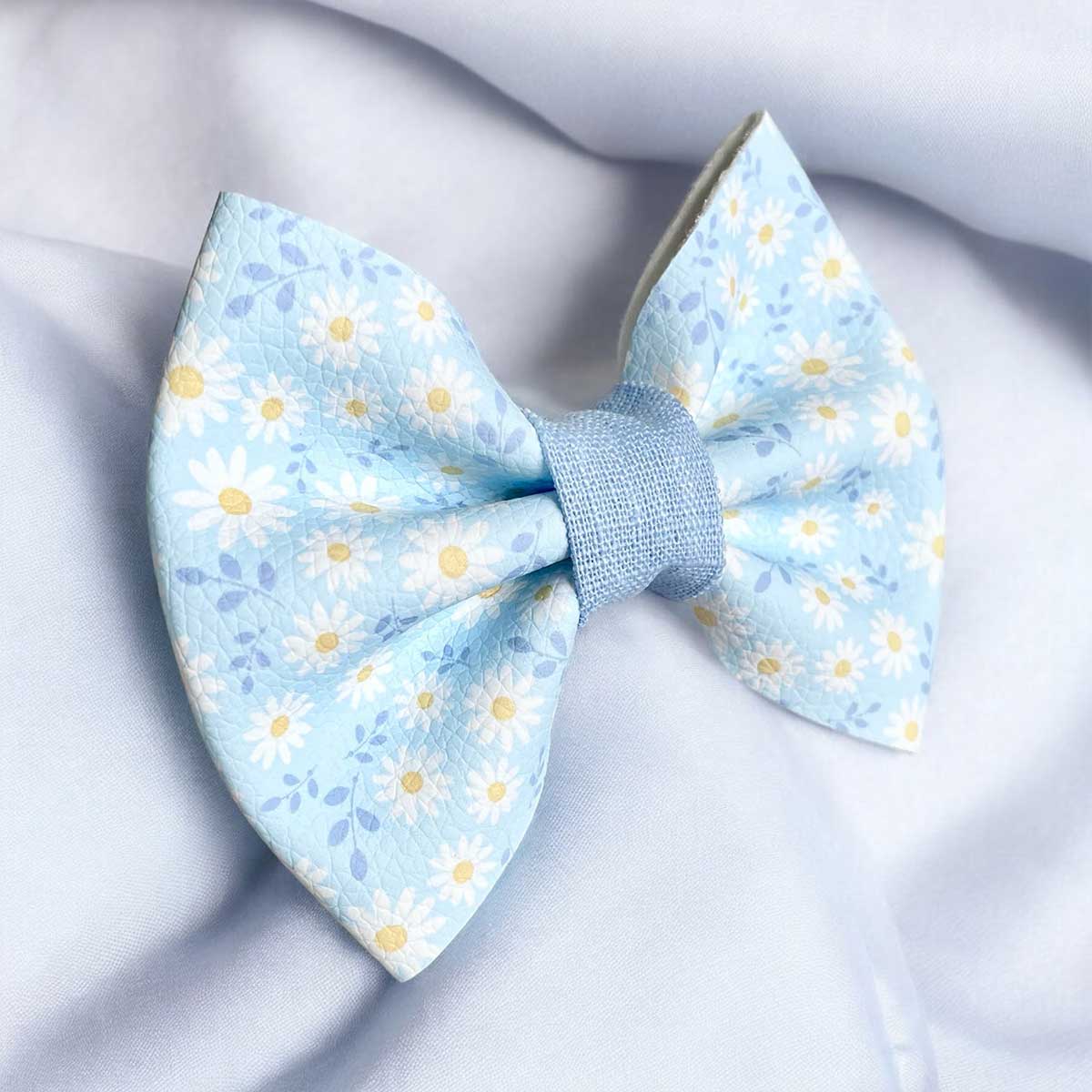 Daisy Fresh Leatherette Dog Bow Tie