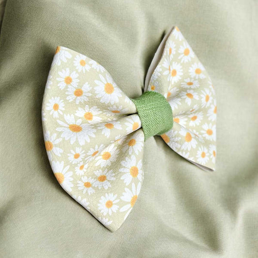 Daisy Meadow Leatherette Dog Bow Tie