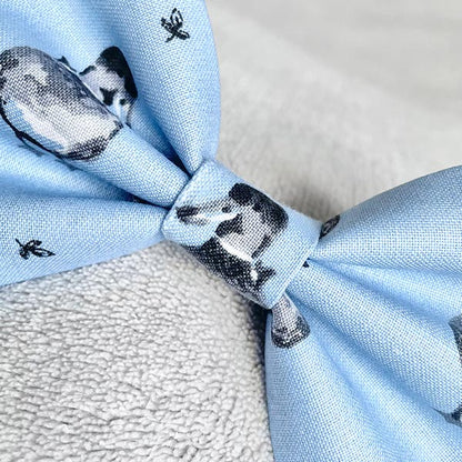 Delilah Duck Blue Dog Bow Tie