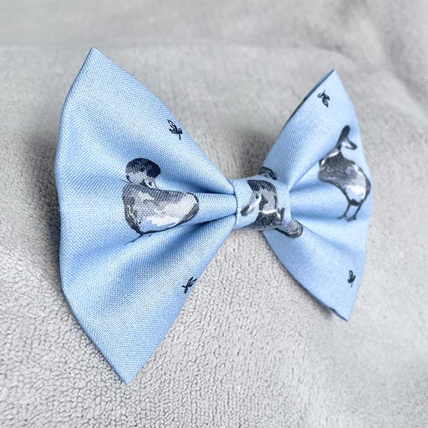 Delilah Duck Blue Dog Bow Tie