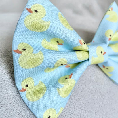 Ducks in a Row Dog Bow Tie