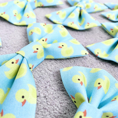 Ducks in a Row Dog Bow Tie