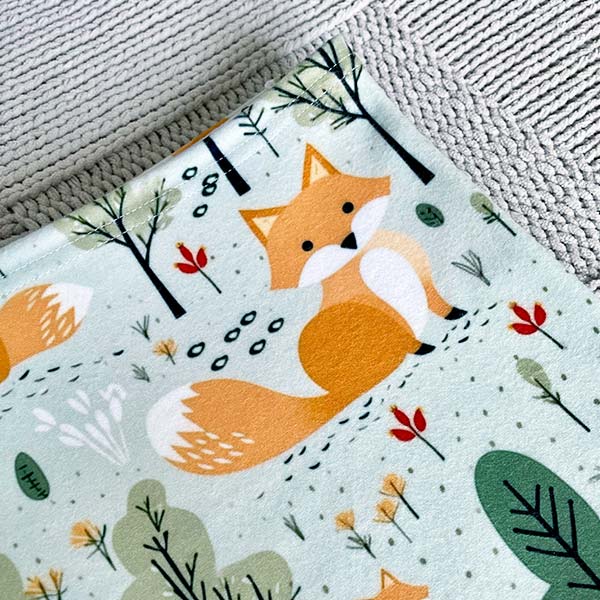 You & Pup Forest Fox Blanket