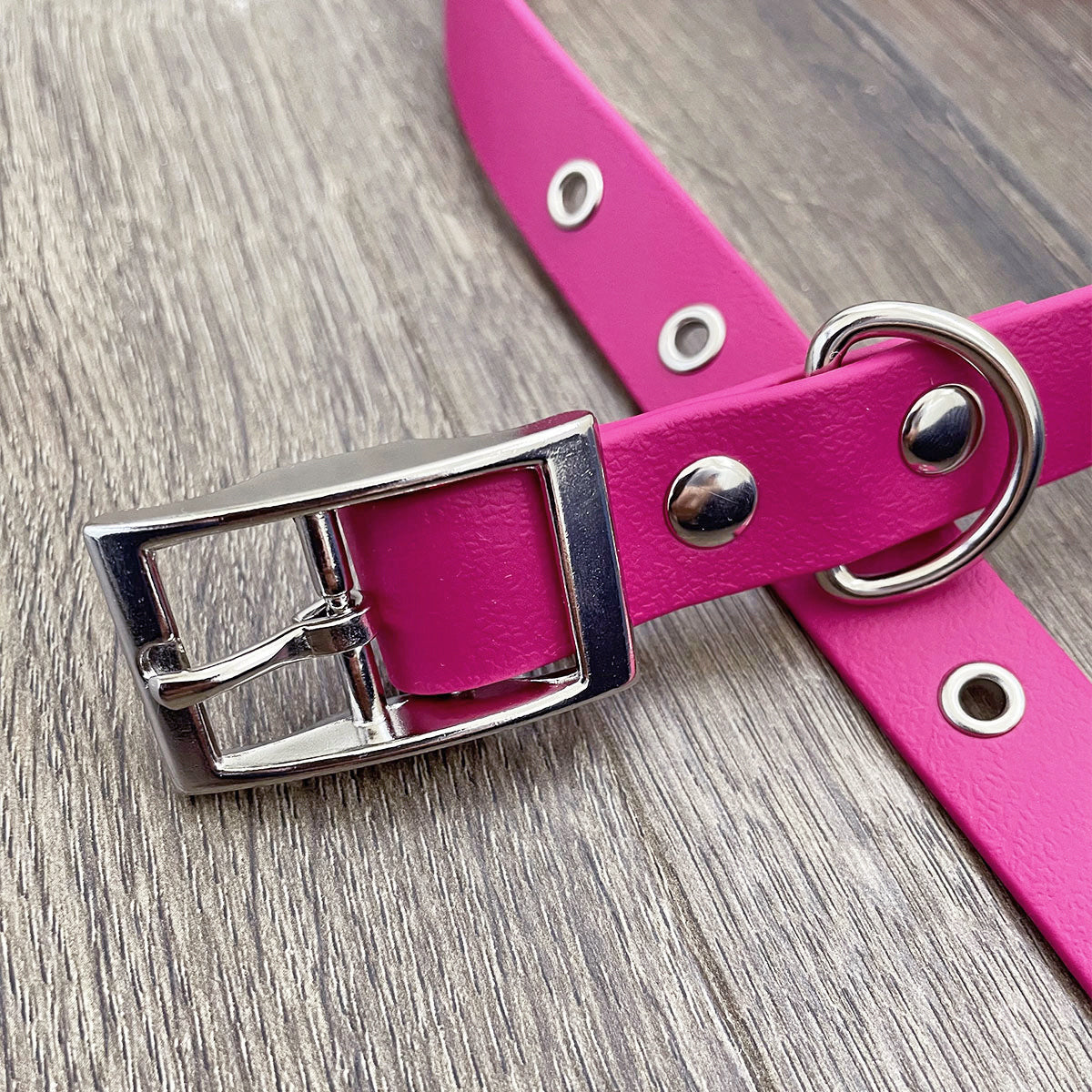 Magenta Pink Waterproof Dog Collar