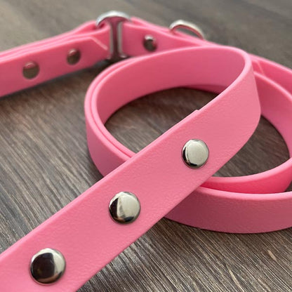 Pastel Pink Waterproof Dog Lead