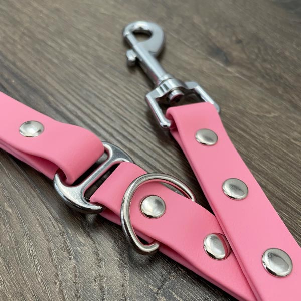 Pastel Pink Waterproof Dog Lead