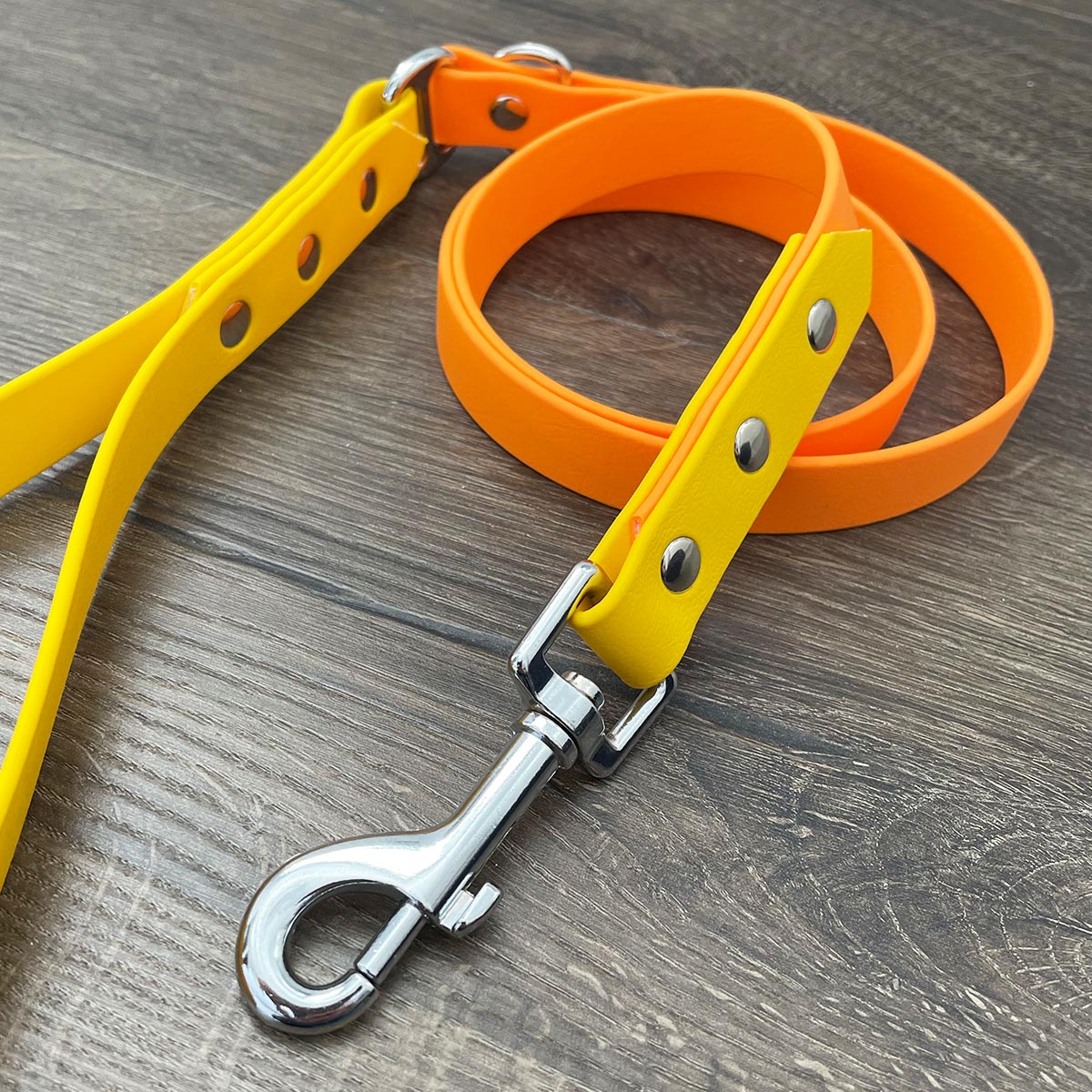 Orange Waterproof Dog Lead