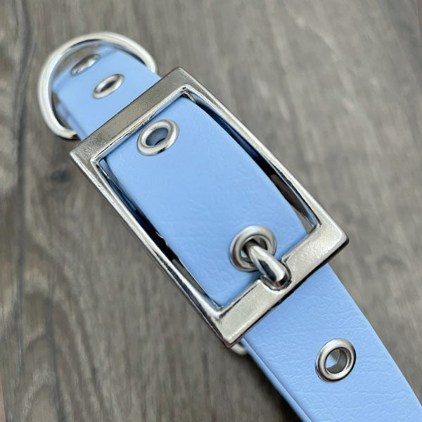 Polar Blue Waterproof Dog Collar