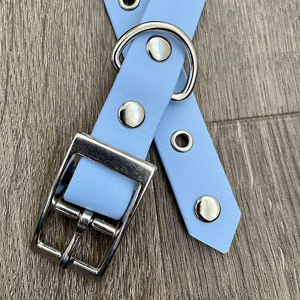 Polar Blue Waterproof Dog Collar