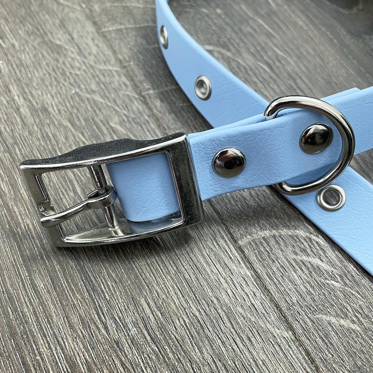 Polar Blue Waterproof Dog Collar