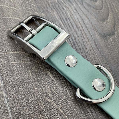 Sage Green Waterproof Dog Collar