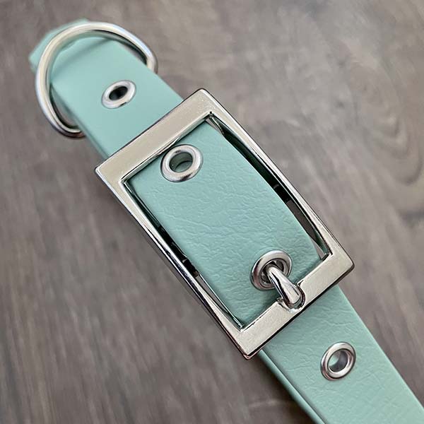 Sage Green Waterproof Dog Collar