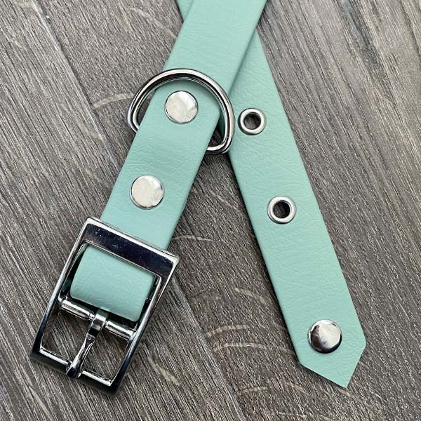 Sage Green Waterproof Dog Collar