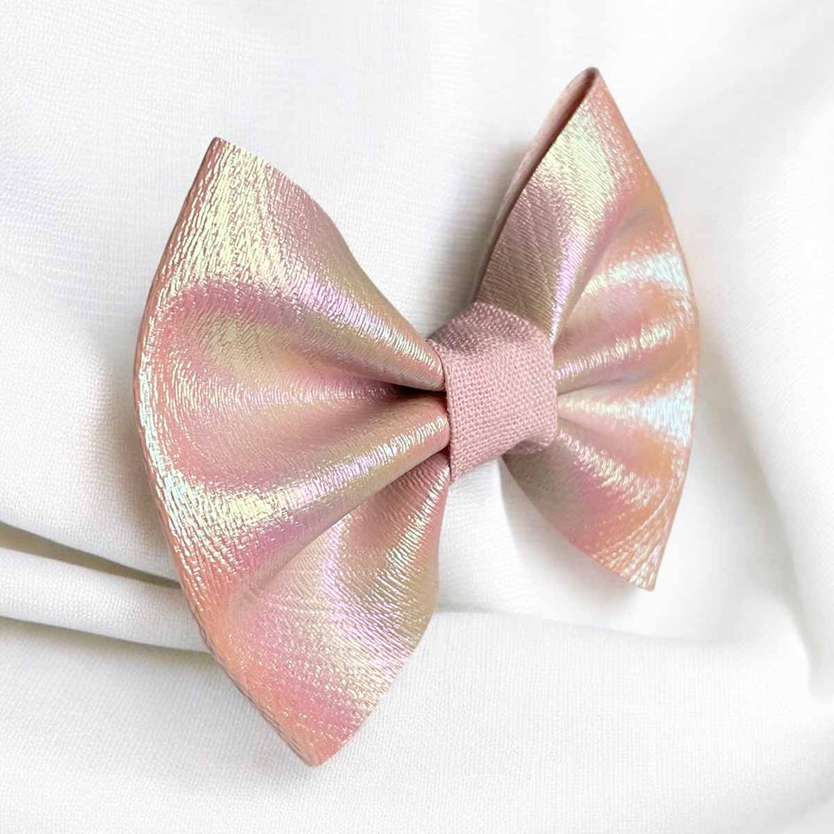 Shimmer and Shine Leatherette Dog Bow Tie