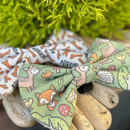 Friends of the Forest Dog Bow Tie