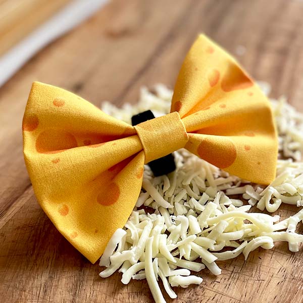 Ted The Big Cheese Dog Bow Tie