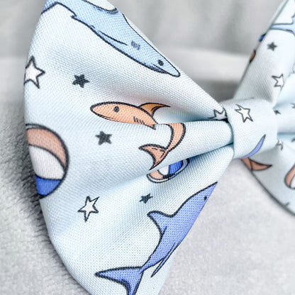 We are Friends Shark Dog Bow Tie