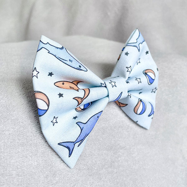 We are Friends Shark Dog Bow Tie