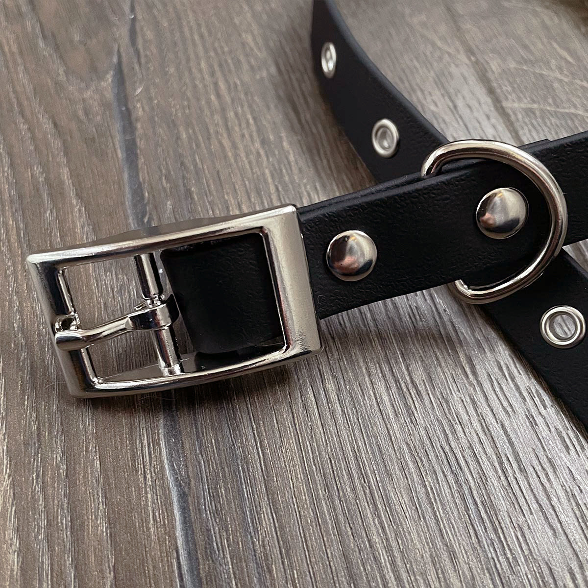 Black Waterproof Dog Collar