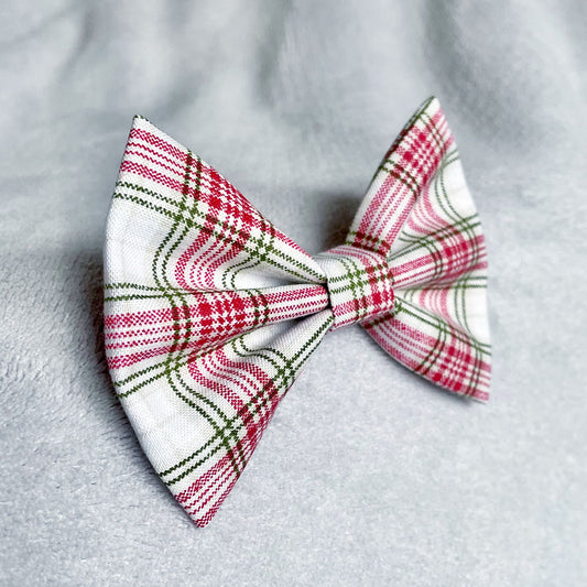 Cosy Tartan Dog Bow Tie