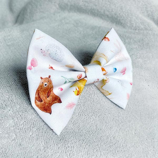 Forest Friends Dog Bow Tie