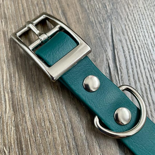 Forest Green Waterproof Dog Collar