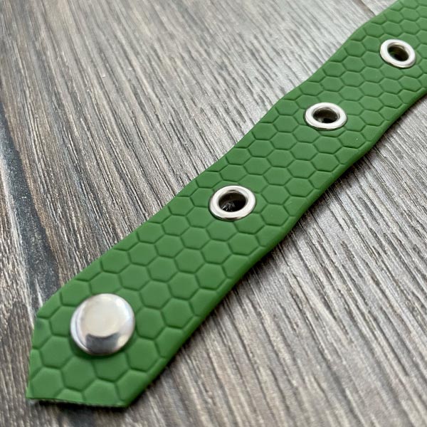 Green Pastel Hex Waterproof Dog Collar