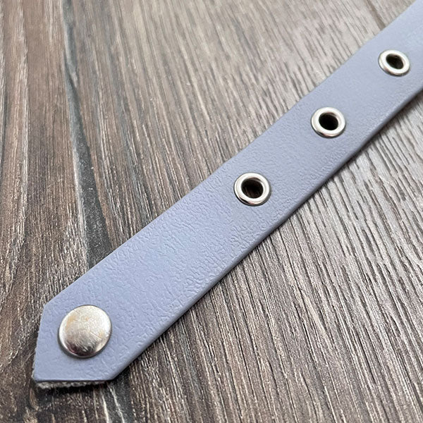 Grey Waterproof Dog Collar