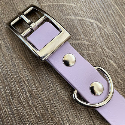 Lilac Waterproof Dog Collar