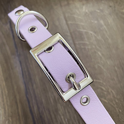 Lilac Waterproof Dog Collar