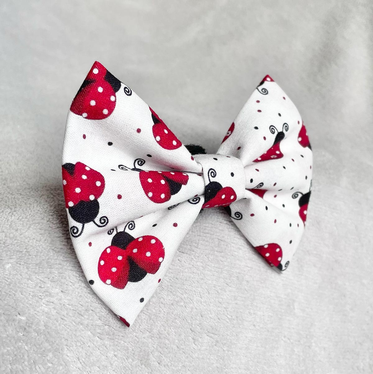 Lola Ladybug Dog Bow Tie