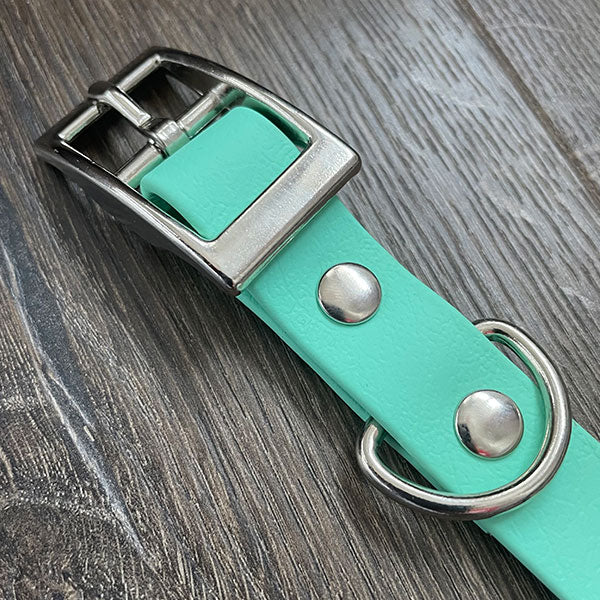 Mint Waterproof Dog Collar