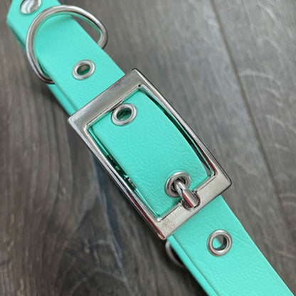 Mint Waterproof Dog Collar