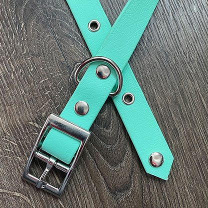 Mint Waterproof Dog Collar