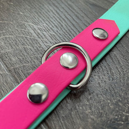 Mint Waterproof Dog Collar