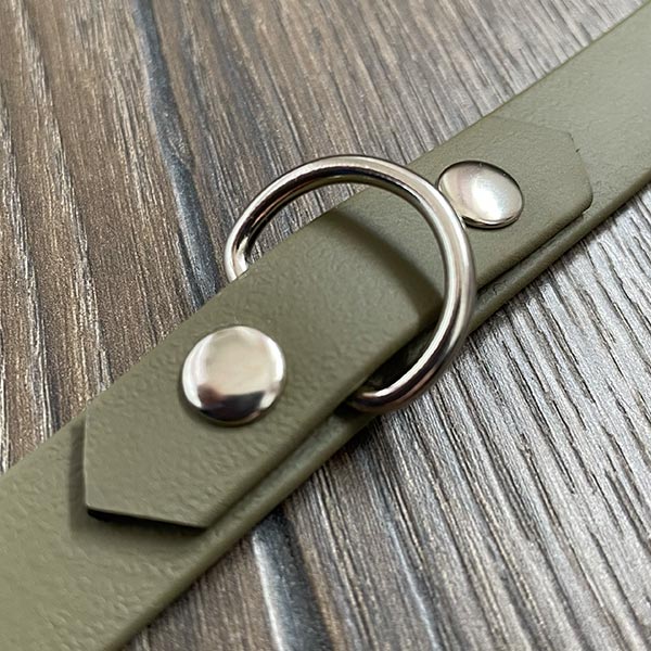 Olive Green Waterproof Dog Collar