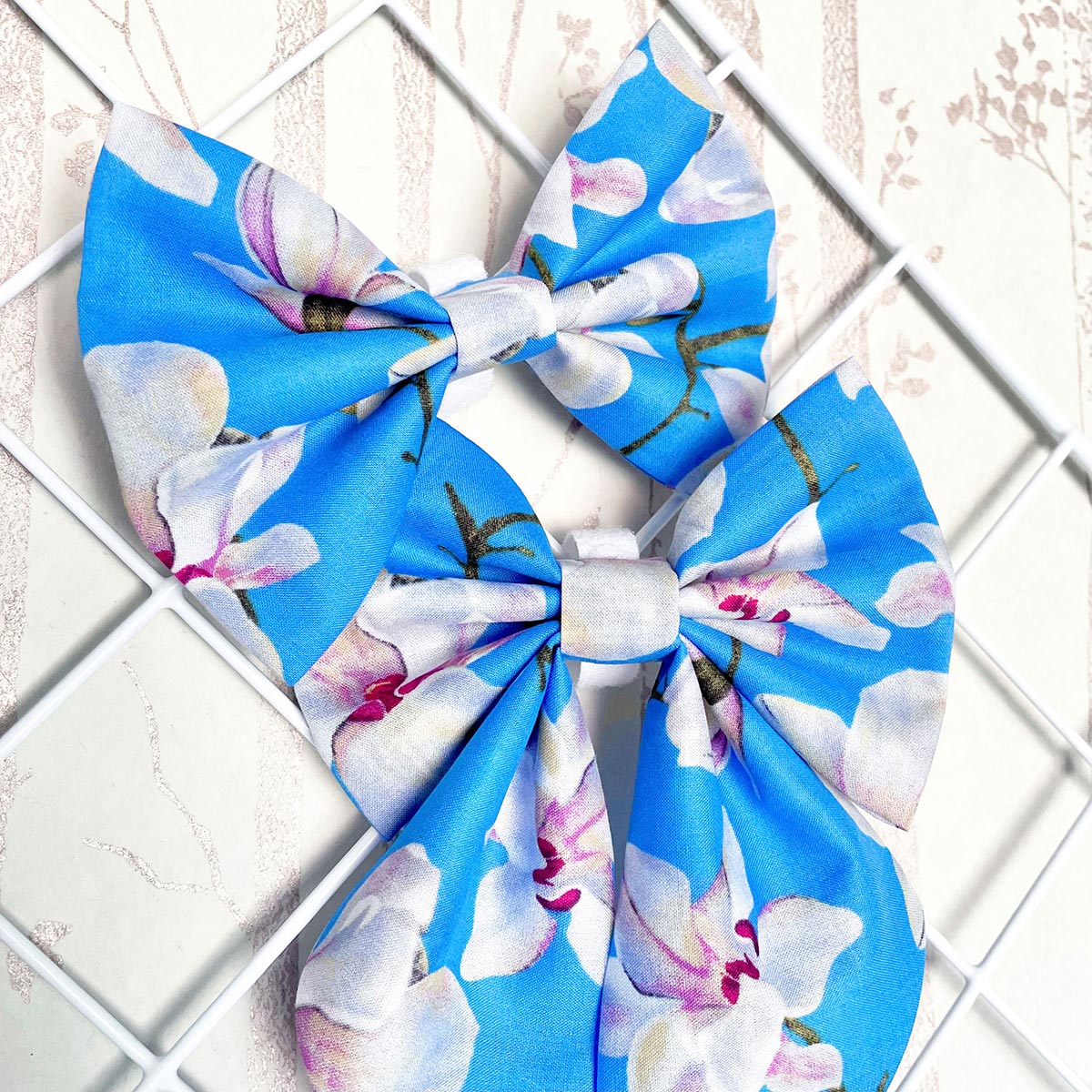 Orchid Dream Dog Bow Tie and Sailor Bow