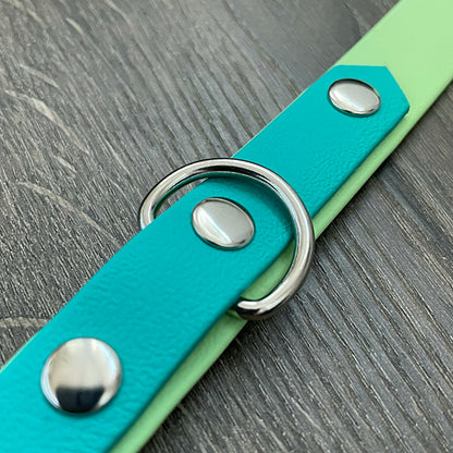 Pastel Green Waterproof Dog Collar