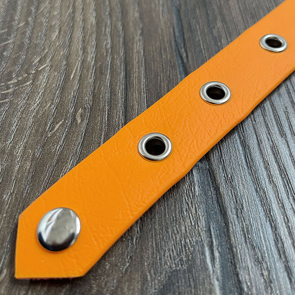 Orange Waterproof Dog Collar