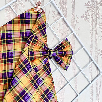 Perfectly Wicked Tartan Dog Bow Tie and Sailor Bow