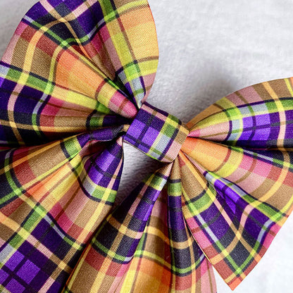 Perfectly Wicked Tartan Dog Bow Tie and Sailor Bow