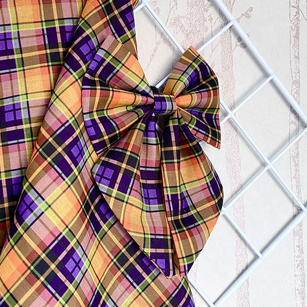 Perfectly Wicked Tartan Dog Bow Tie and Sailor Bow