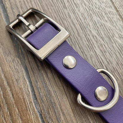 Purple Waterproof Dog Collar