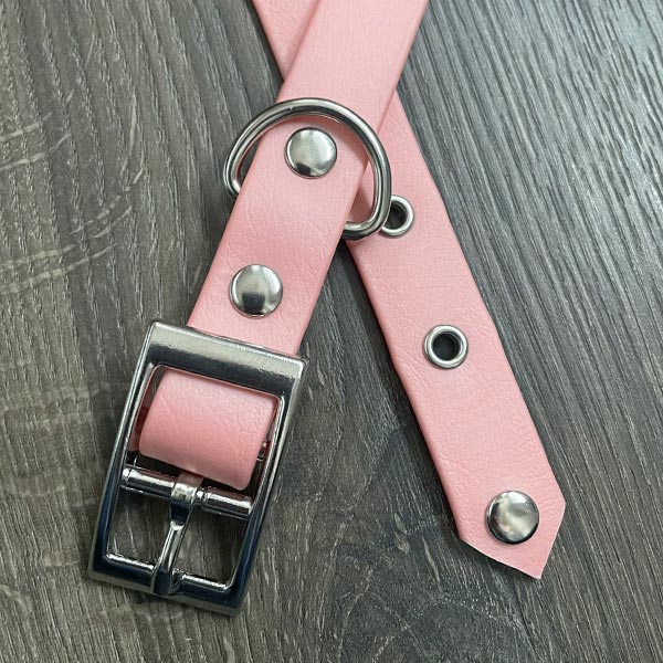 Rose Gold Waterproof Dog Collar