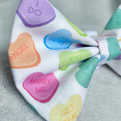 Sweet Hearts Dog Bow Tie